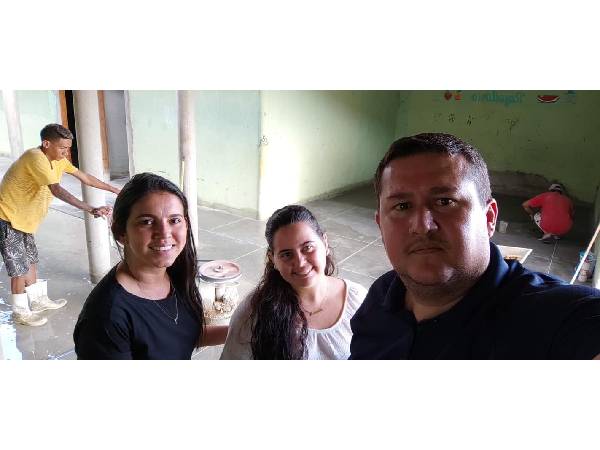 Infraestrutura realiza visita técnica às obras de reforma da escola do Cruzeirinho