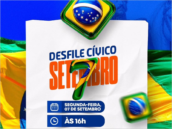 É tempo de celebrar a nossa história, a nossa pátria e o orgulho de ser brasile [...]